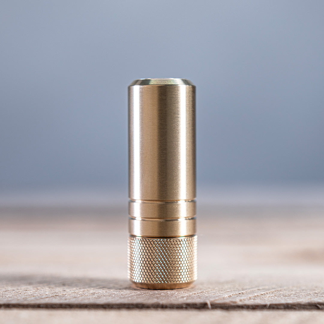 MetMo Brass Piston stood tall