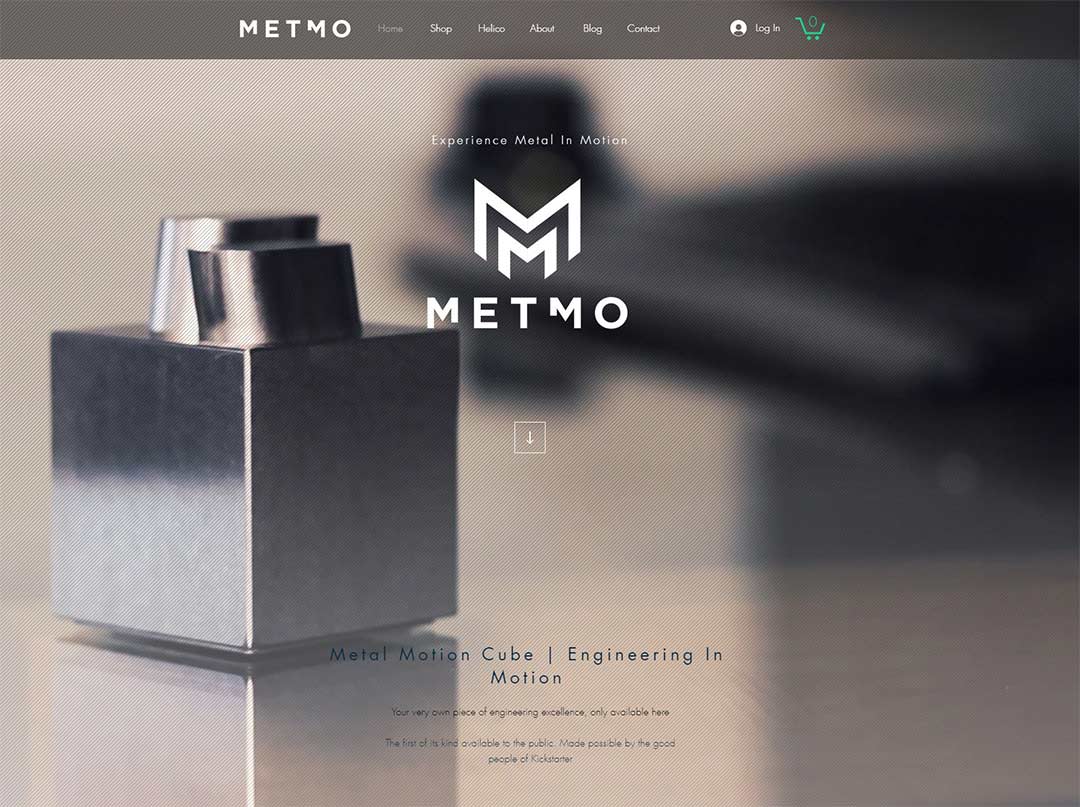 MetMo Cubes Original Website