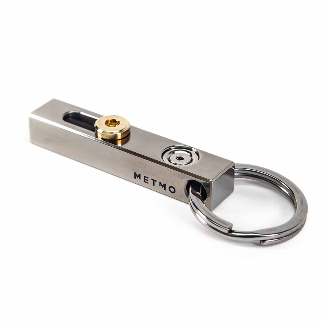 MetMo Edge In Titanium On white background from back