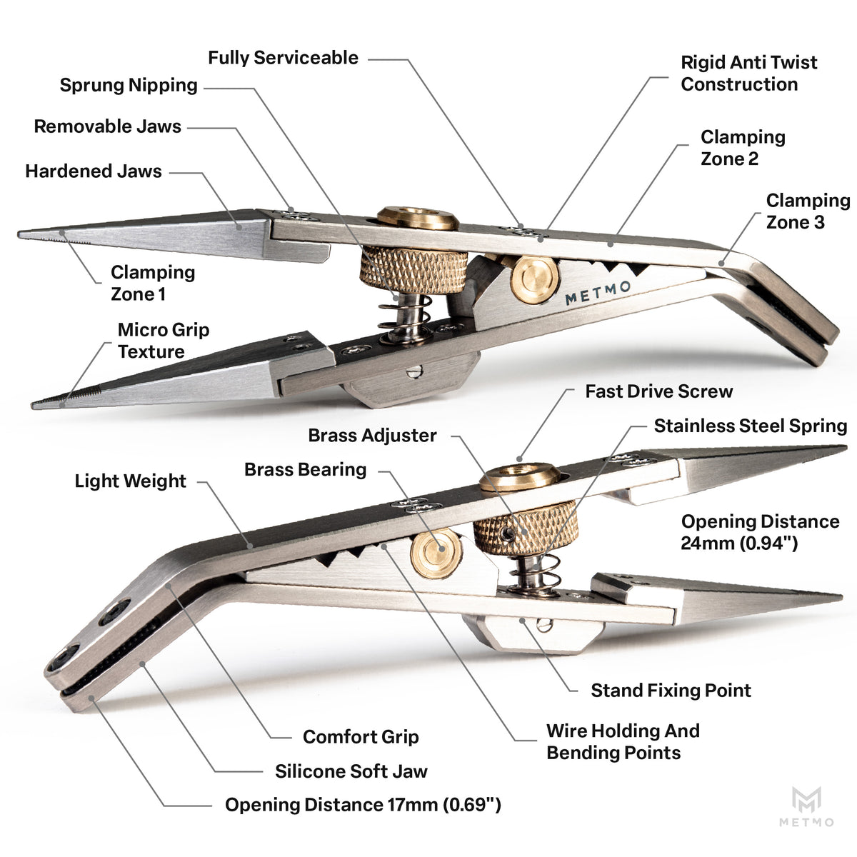 MetMo Titanium Precision Grip