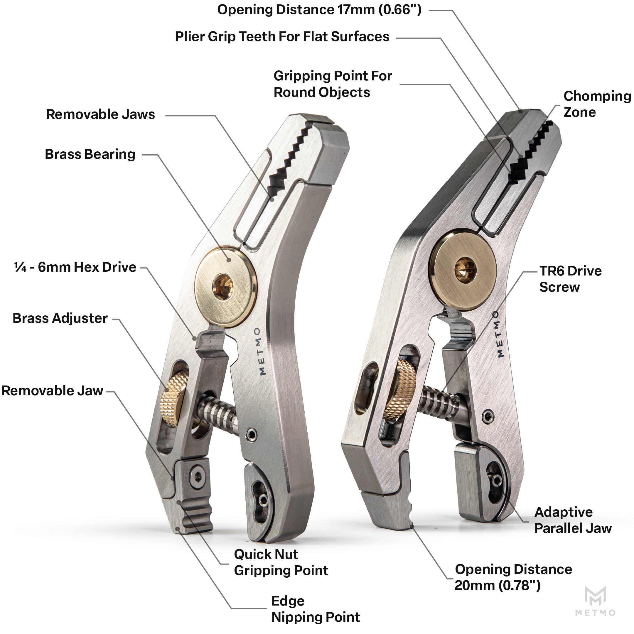 MetMo Titanium Pocket Grip
