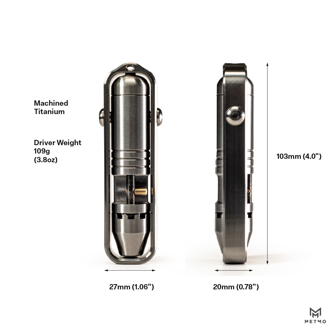MetMo Titanium Pocket Driver With Annotations