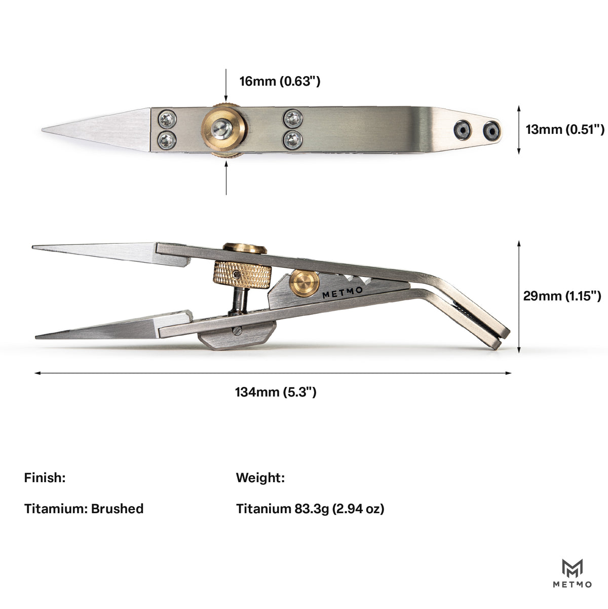 MetMo Titanium Precision Grip