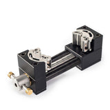 Fractal Vise 82mm in black aluminium, open position