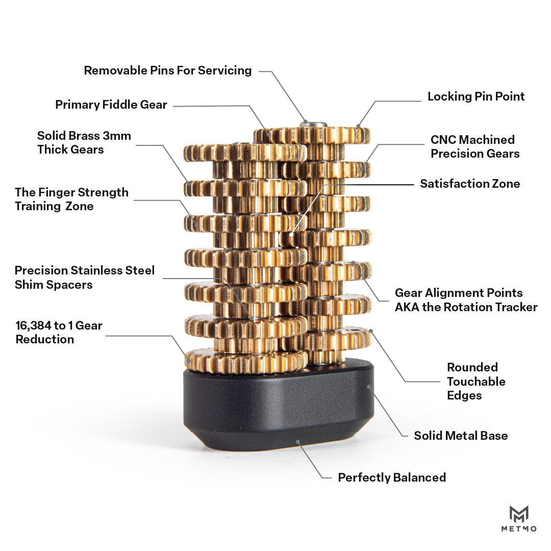 MetMo Brass Gear Train