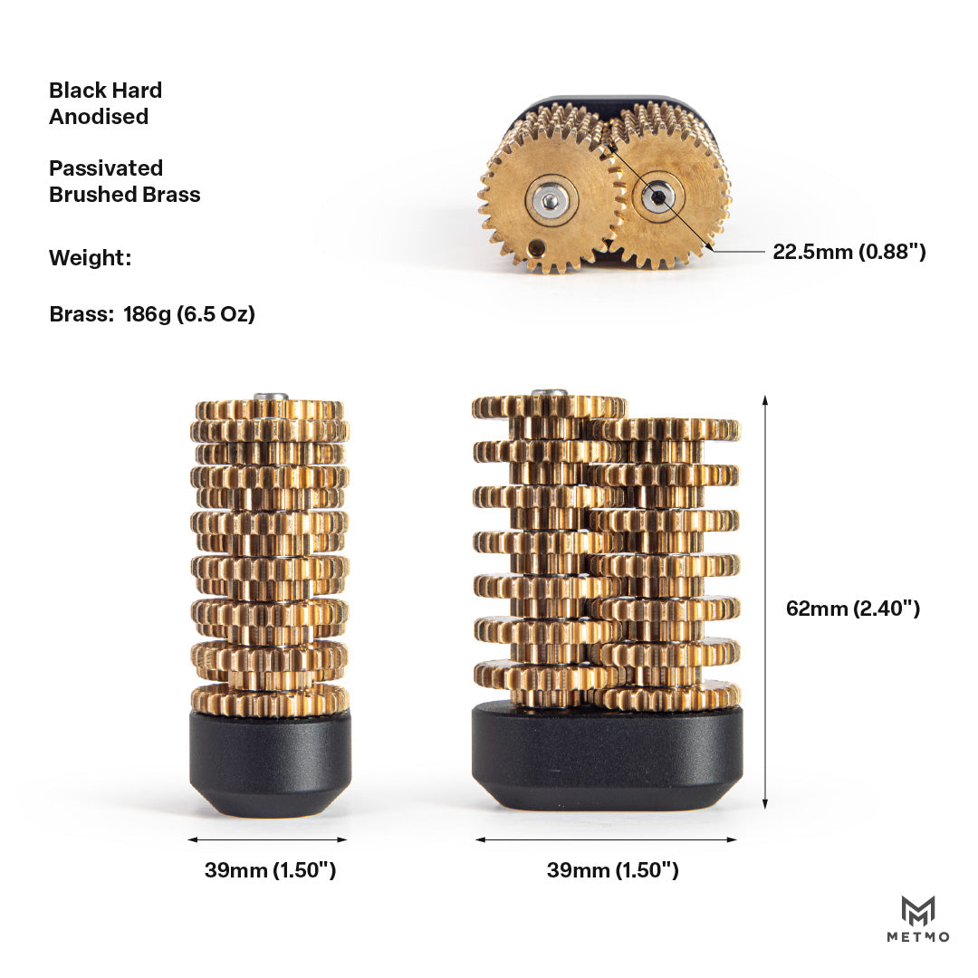 MetMo Brass Gear Train