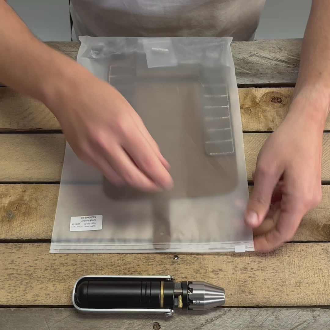 Metmo driver 13 piece expansion kit video showing arrangement to fill leather case