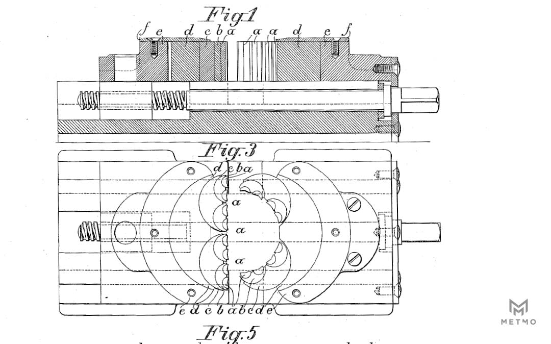 An original fractal vise patent