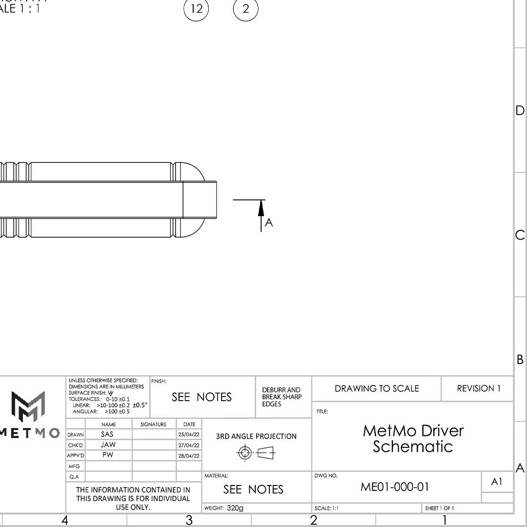 Engineering schematic of the MetMo Driver.