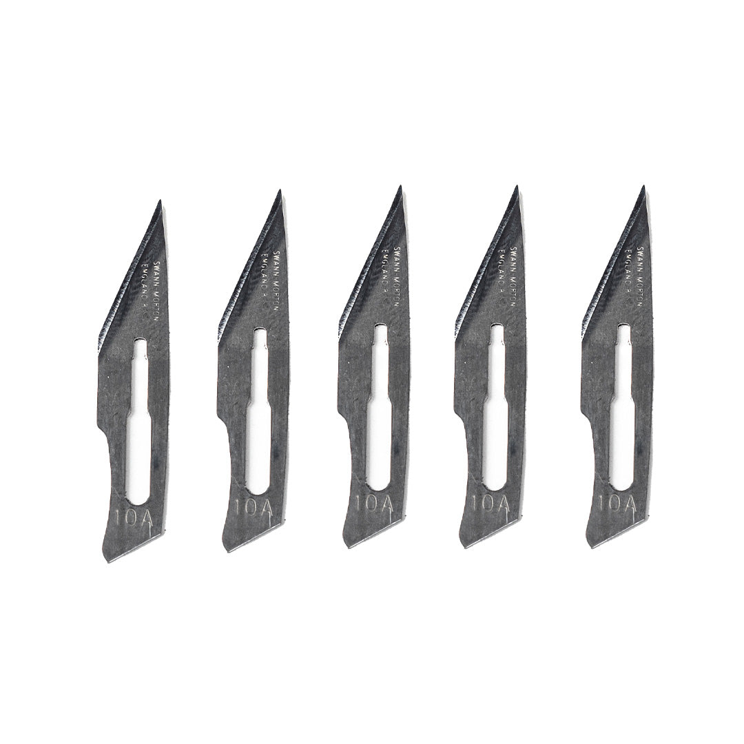 Scalpel Blades 10A on white background
