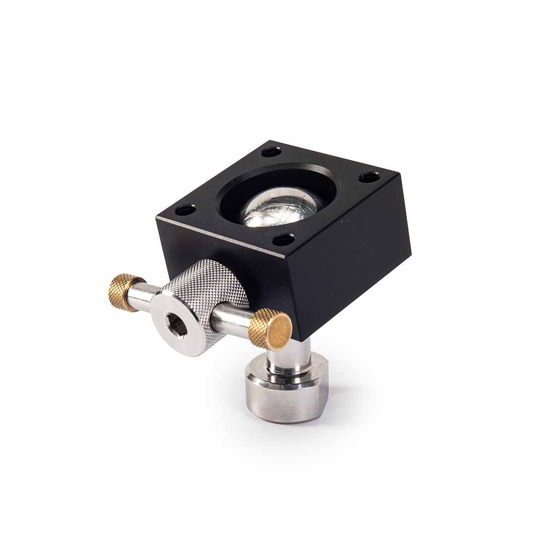 fractal vise ball mount addon shown at slight angle