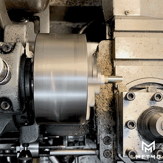 MetMo Piston being machined