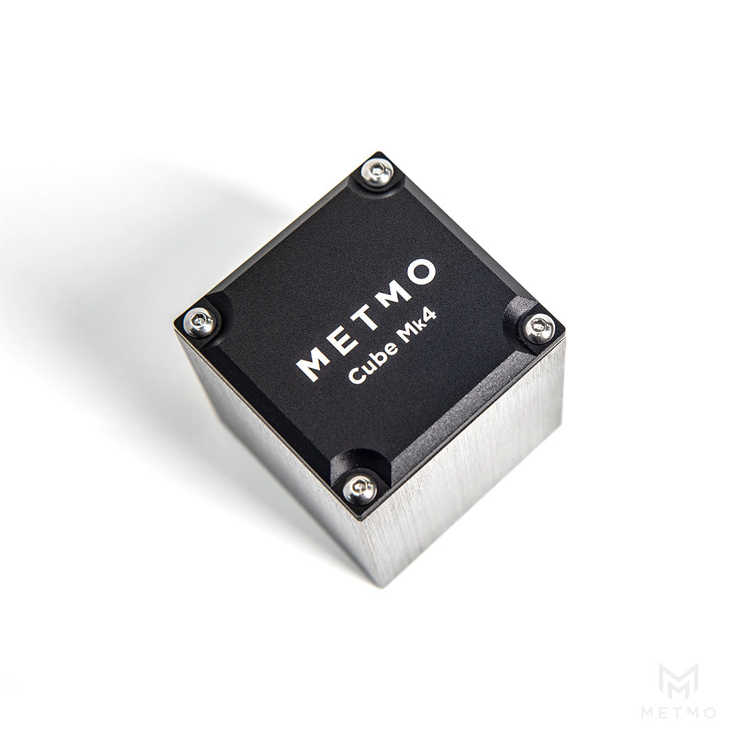 MetMo Cube base plate with etched logo
