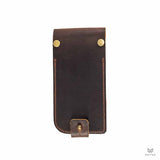 MetMo Multi Drive Leather Case closed and latched.