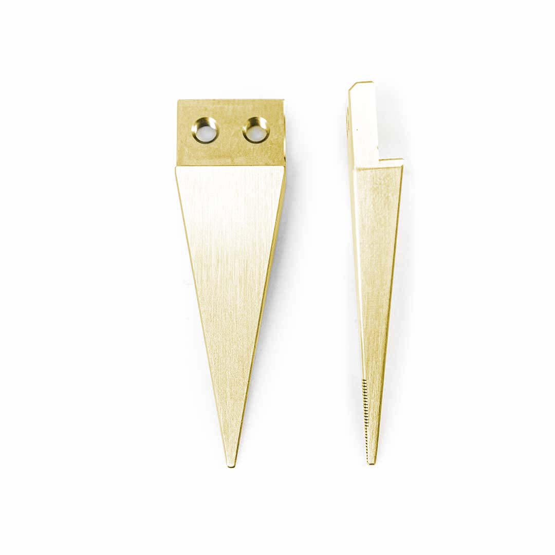 Standard Jaw in Brass, shown on a plain white background. 