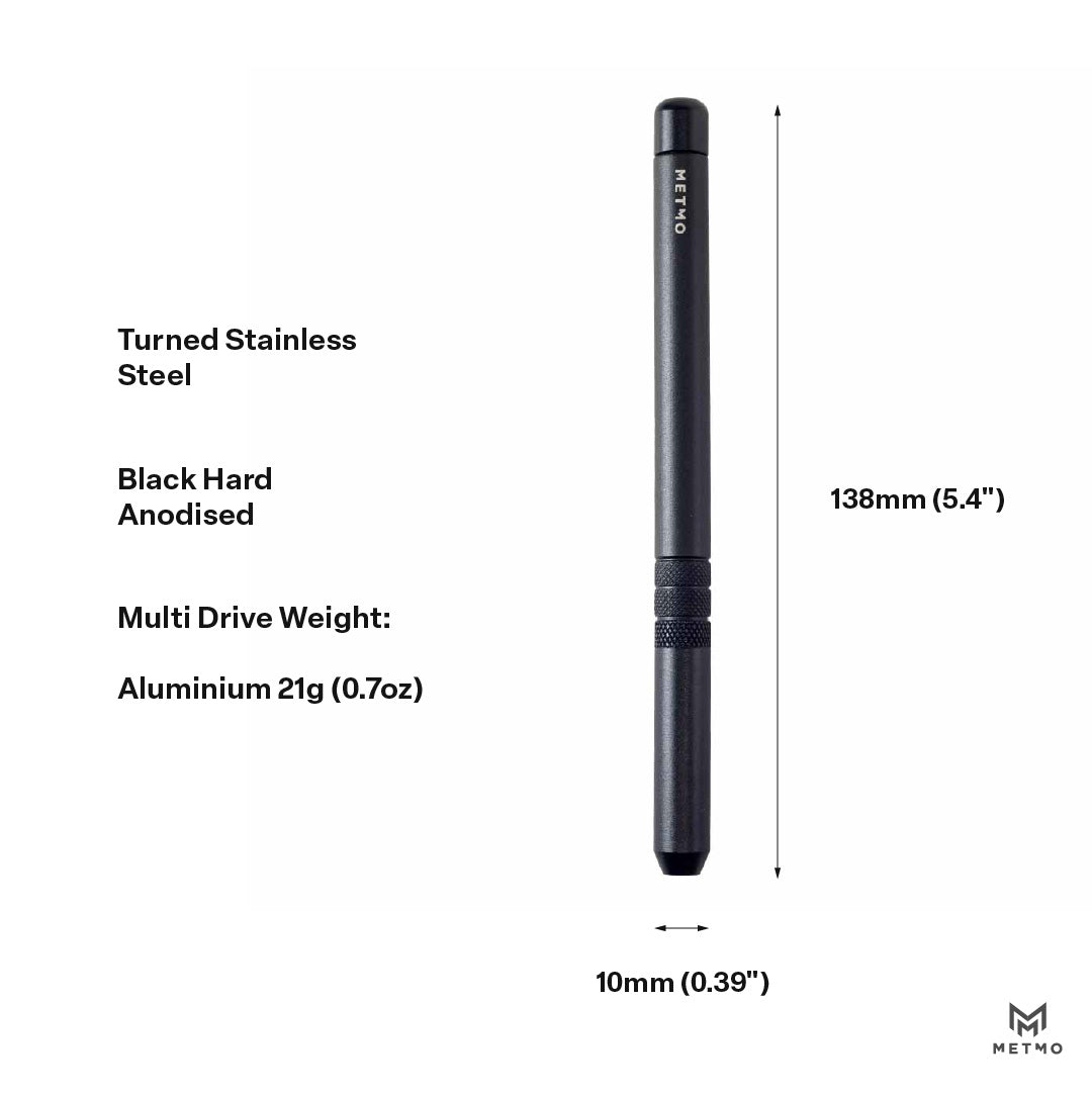 MetMo Multi Drive Black dimentions
