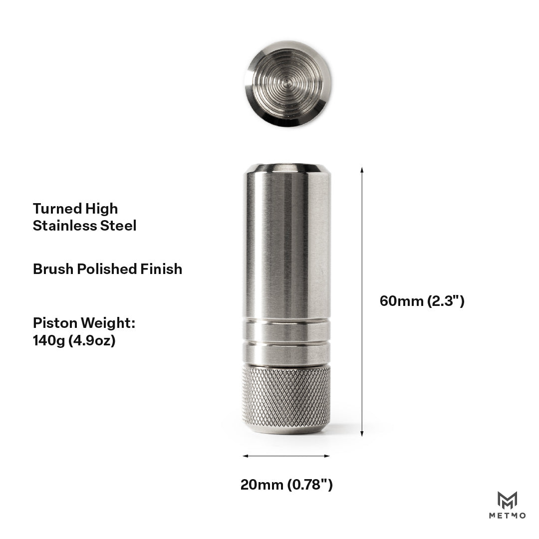 Stainless Steel Piston Dimensions 