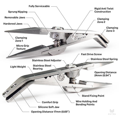 MetMo Stainless Steel Precision Grip