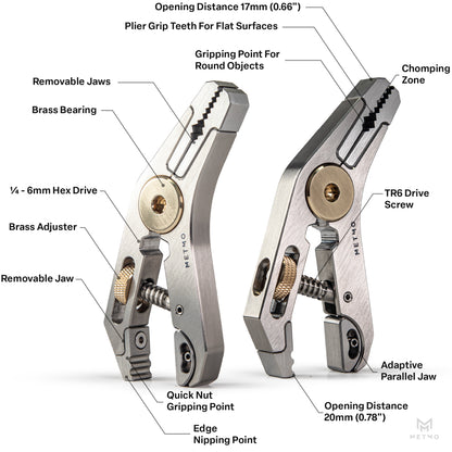 MetMo Titanium Pocket Grip