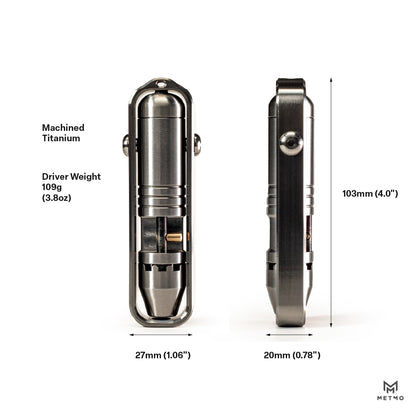 MetMo Titanium Pocket Driver With Annotations