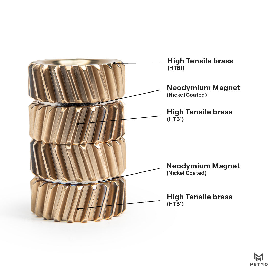 Helico MK3 Brass Fidget Spinner