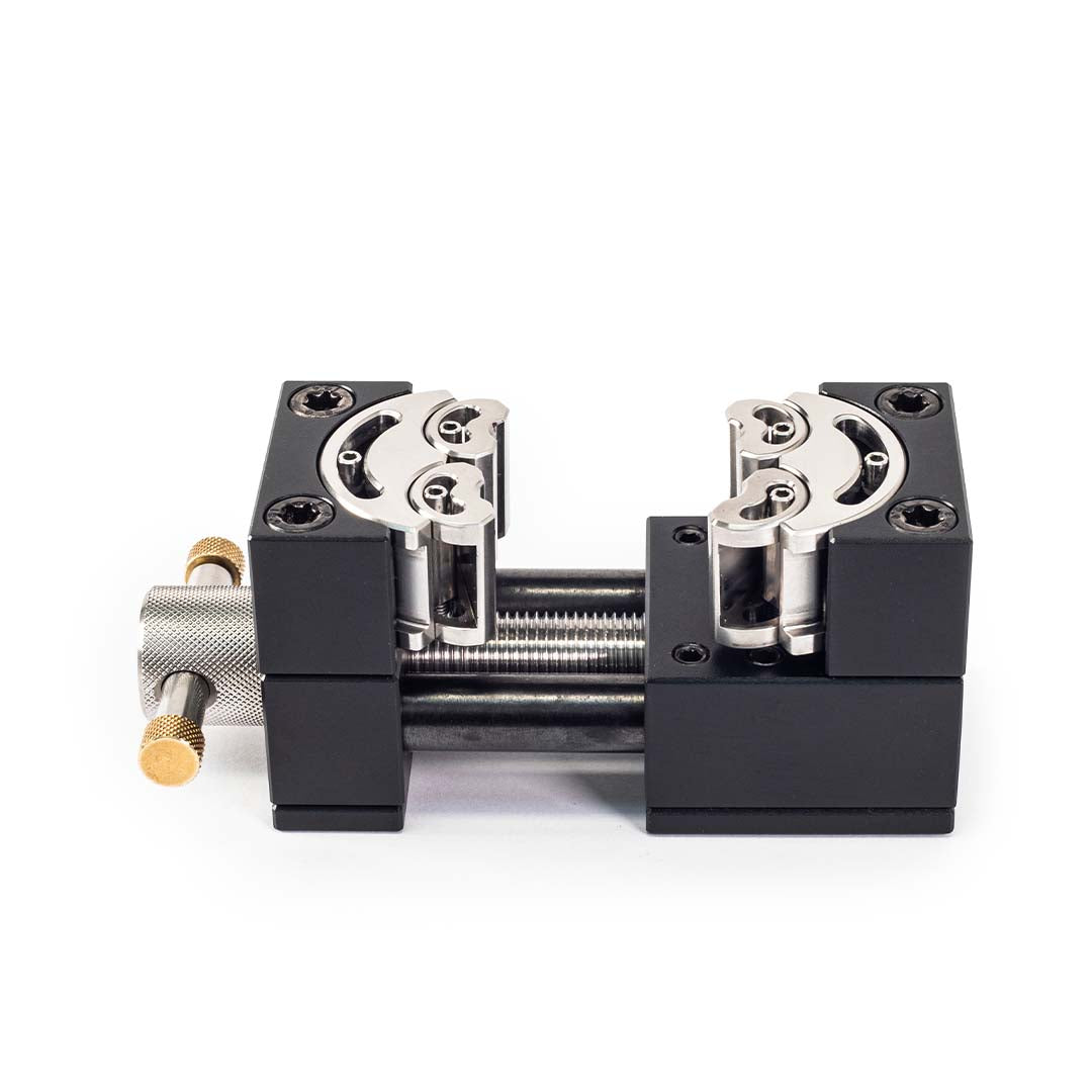 32mm fractal vise in black aluminium