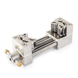Stainless Steel Fractal Vise 82mm shown fully open 