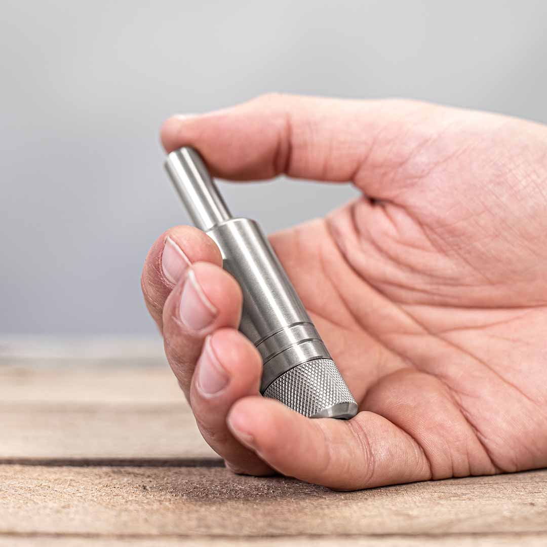 MetMo Stainless Steel Piston hand held