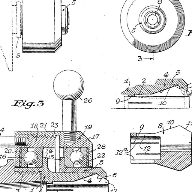 Collet system old drawings.