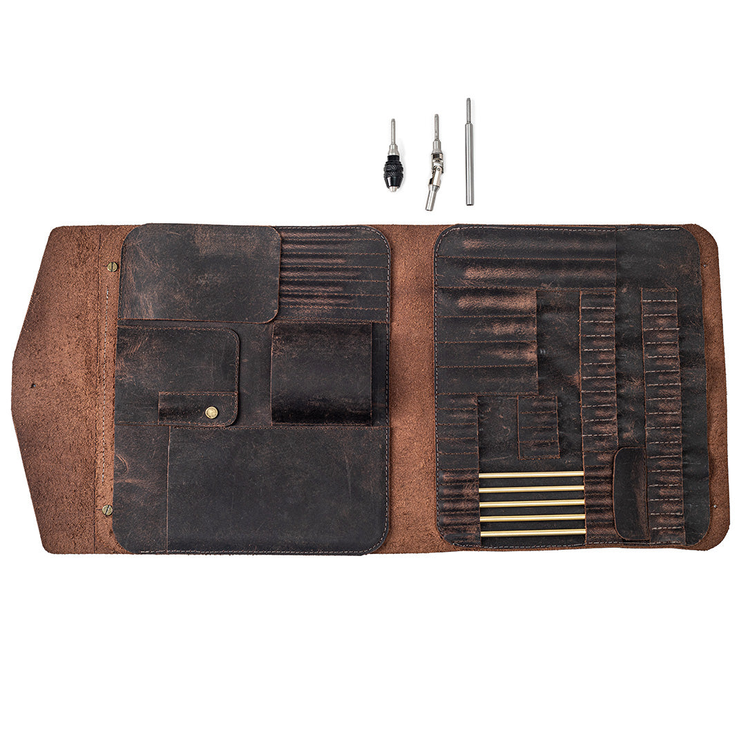 Leather Multi Drive Expansion Kit open alongside the Multi Drive Adapter set. 