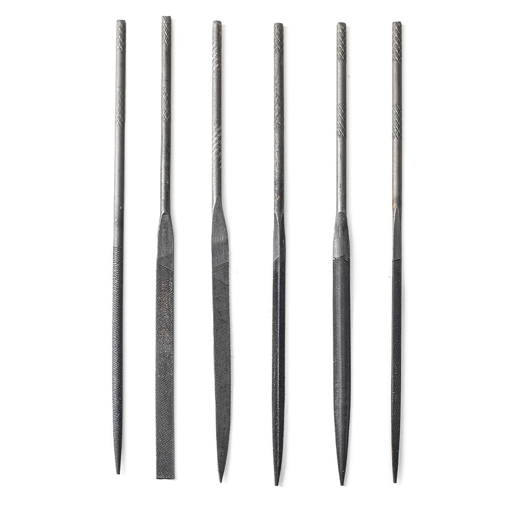 Precision File Set Needle Files for Metal | 6x Hardened Precision Files Set – MetMo