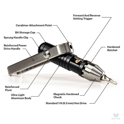 Tool - MetMo Black Steel Pocket Driver