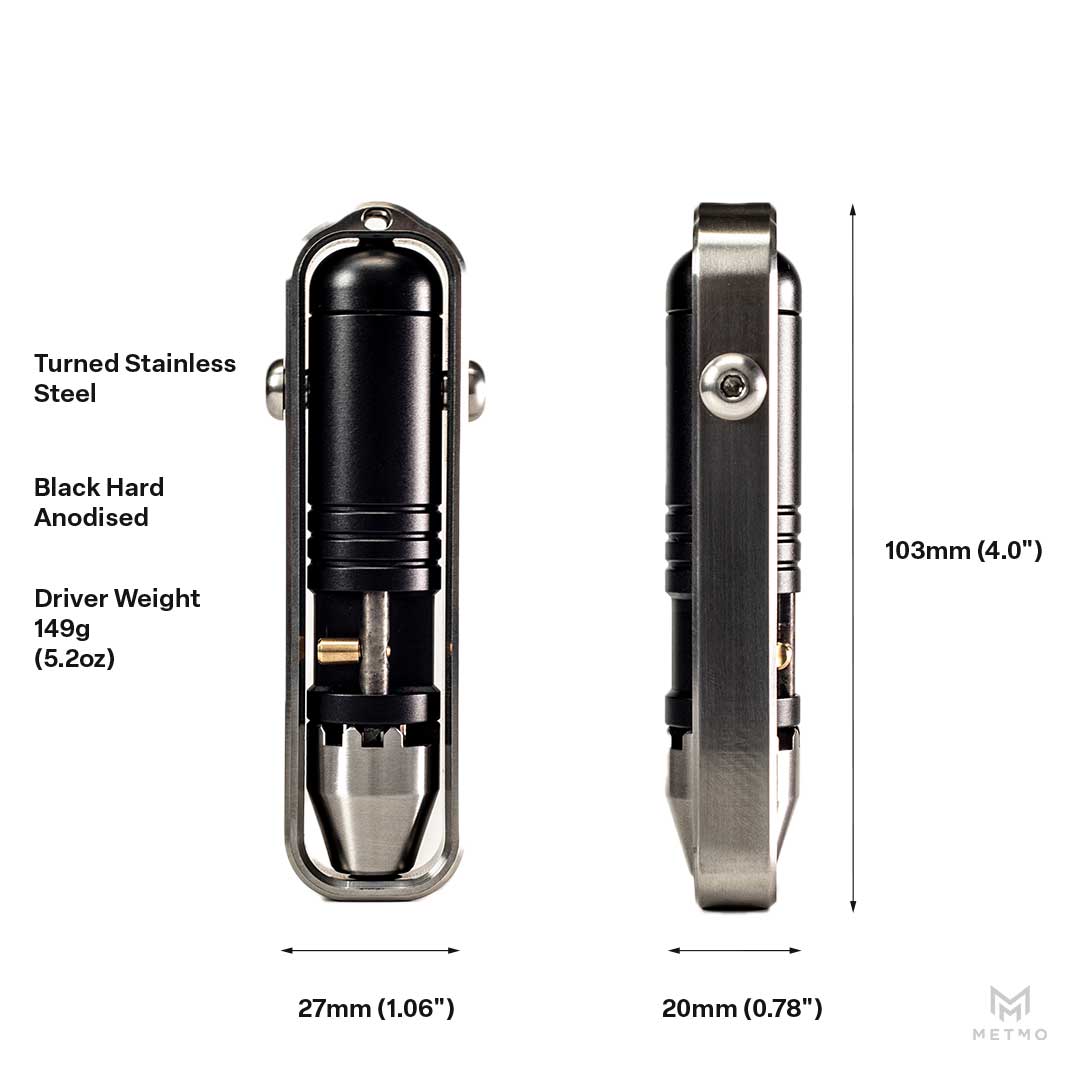 Tool - MetMo Black Steel Pocket Driver