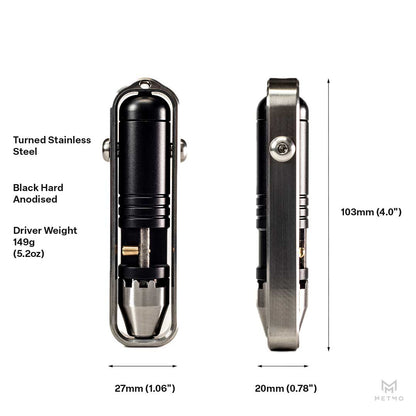 Tool - MetMo Black Steel Pocket Driver