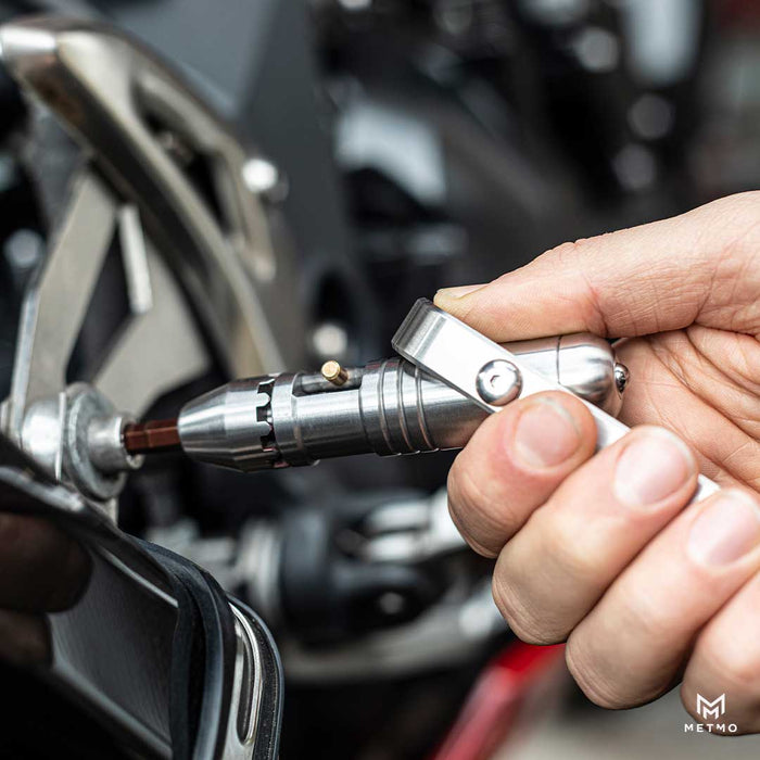 Metmo Screwdriver Mod MetMo Titanium Pocket Driver - Premium Ratchet Screwdriver