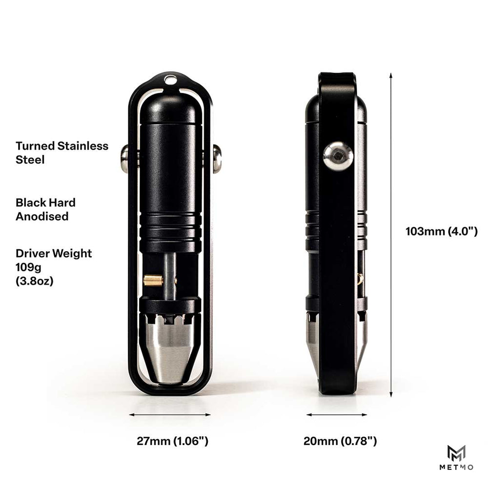 MetMo Pocket Driver Black Aerospace Alumiunium