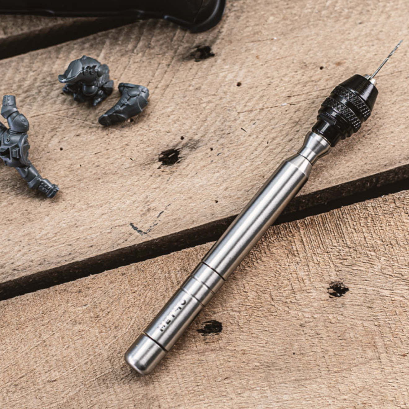 MetMo Multi Drive Tool with MetMo Chuck Adaptor and drill attachment.