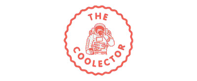 Logo of 'The Coolector' with an astronaut graphic on a white background