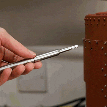 Animation of person using MetMo Multi Drive configured as a screwdriver.
