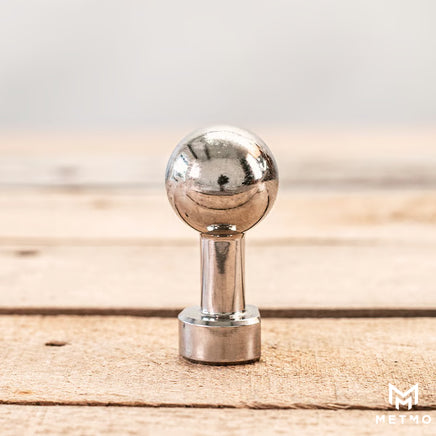 MetMo fractal vice stell ball joint component from ball join extra side image showing slight reflection