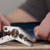 Snip Grip  cutting blade used to cut a wire, close up shot