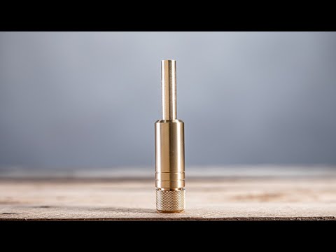 MetMo Piston Video showing different fidgeting capabilities and textured brass material