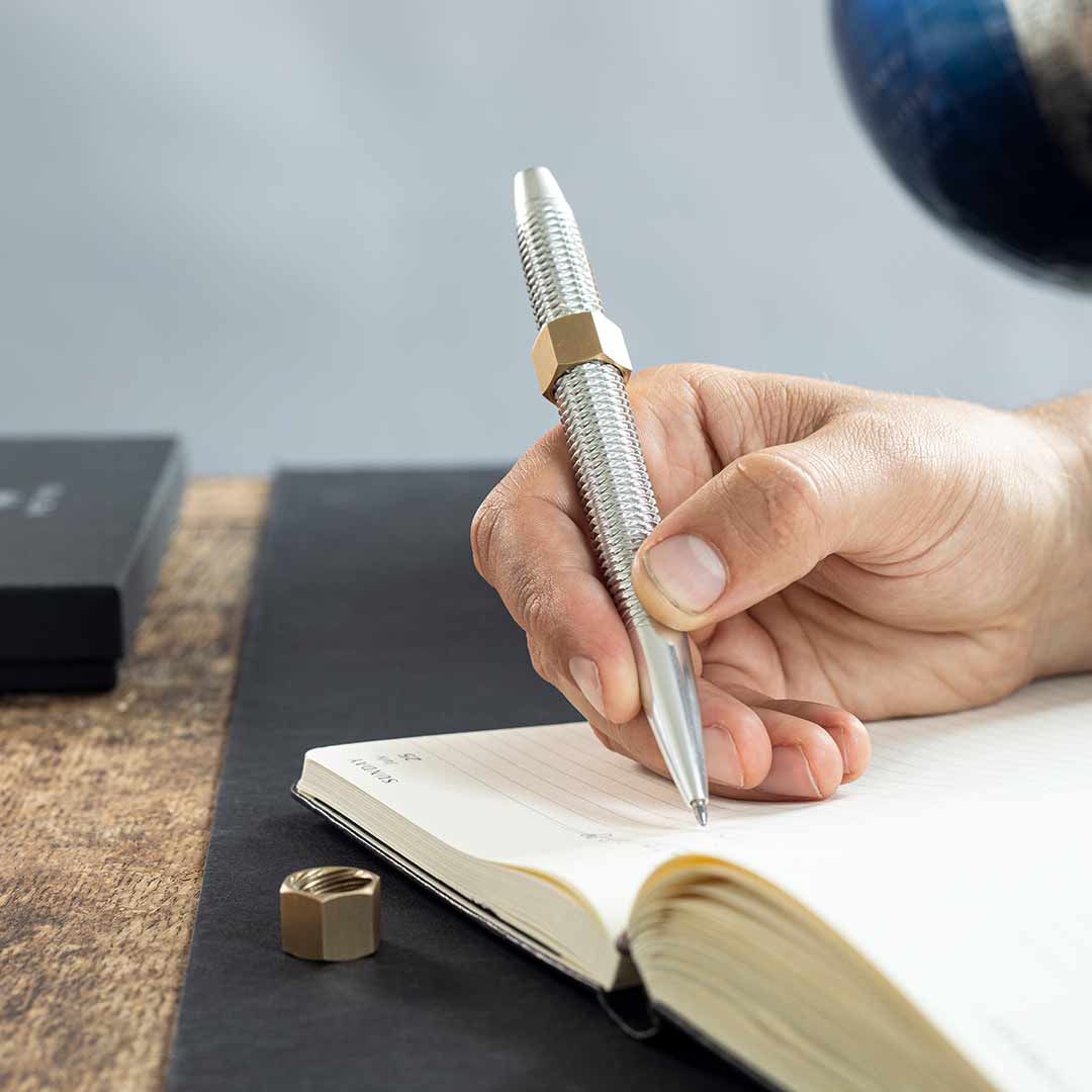 MetMo Aluminium Dual threaded Pen Writing notes