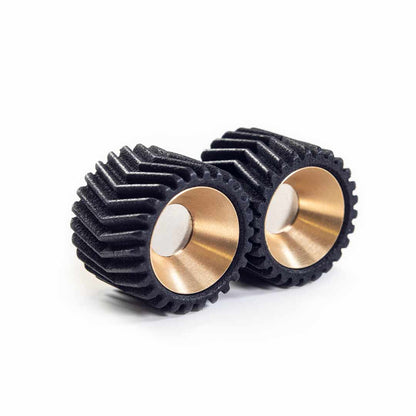 Helico MK2 Herringbone pattern made from brass