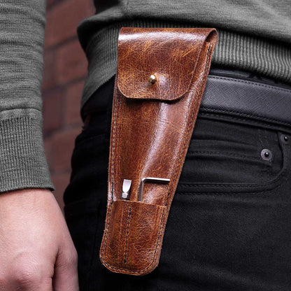 MetMo Grip Wallet on a belt